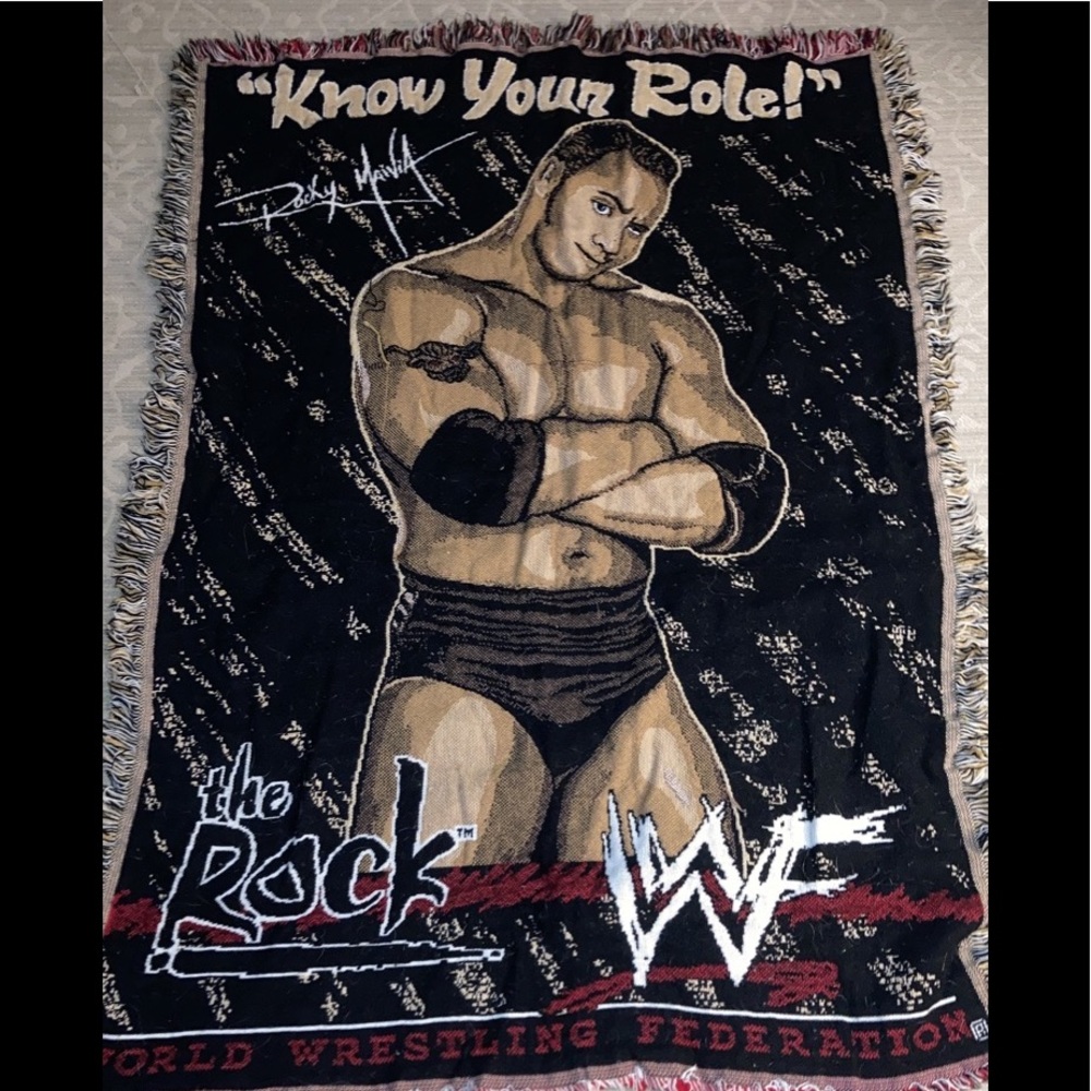 WWE The Rock blanket 💪🏻
